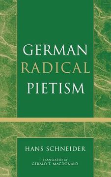 portada german radical pietism (en Inglés)