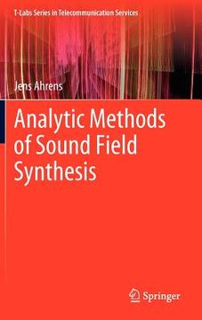 portada analytic methods of sound field synthesis