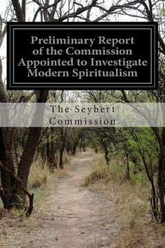 portada Preliminary Report of the Commission Appointed to Investigate Modern Spiritualism