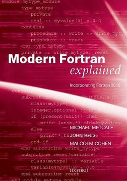portada Modern Fortran Explained: Incorporating Fortran 2018 (Numerical Mathematics and Scientific Computation) (en Inglés)
