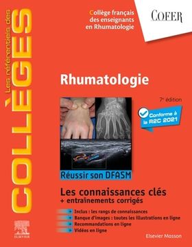 portada Rhumatologie: Réussir Son Dfasm - Connaissances Clés (in French)