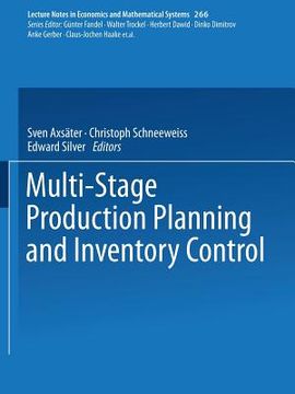 portada multi-stage production planning and inventory control