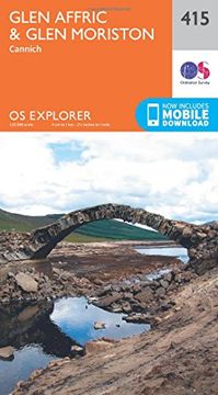portada Glen Affric and Glen Moriston 1 : 25 000 (OS Explorer Active Map)