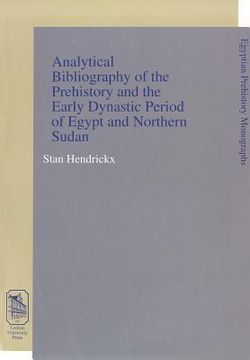 portada analytical bibliography of the prehistory and the early dynastic period