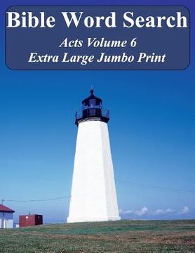 portada Bible Word Search Acts Volume 6: King James Version Extra Large Jumbo Print (en Inglés)