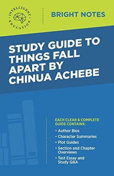 portada Study Guide to Things Fall Apart by Chinua Achebe (Bright Notes) 