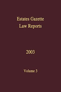 portada Eglr 2003 (Estates Gazette law Reports) (en Inglés)