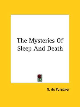portada the mysteries of sleep and death (in English)