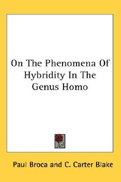 portada on the phenomena of hybridity in the genus homo (in English)