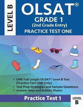 portada Olsat Grade 1 (2nd Grade Entry) Level B: Practice Test One Gifted and Talented Prep Grade 1 for Otis Lennon School Ability Test 