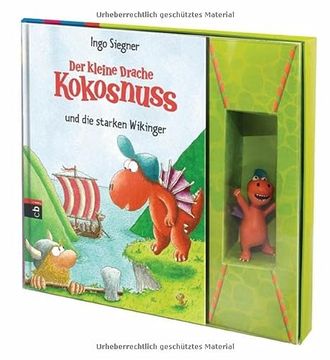 portada Der Kleine Drache Kokosnuss - die Geschenk-Box (Set): Buchset mit 3d Figur "Kokosnuss" (Die Geschenk-Boxen, Band 1) (en Alemán)