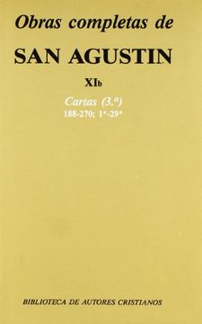 portada Obras Completas de san Agustín. Xib: Cartas (3. º): 188-270