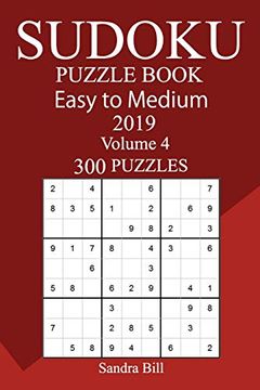 portada 300 Easy to Medium Sudoku Puzzle Book 2019 (en Inglés)