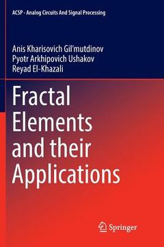 portada Fractal Elements and Their Applications (en Inglés)