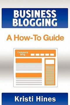 portada blogging for business: a how-to guide