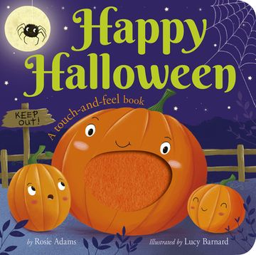 portada Happy Halloween: A Touch-And-Feel Book (en Inglés)