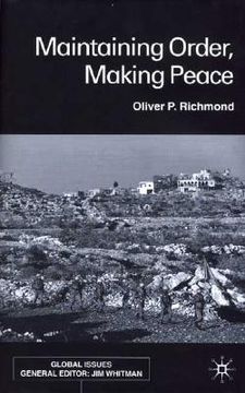 portada maintaining order, making peace (en Inglés)