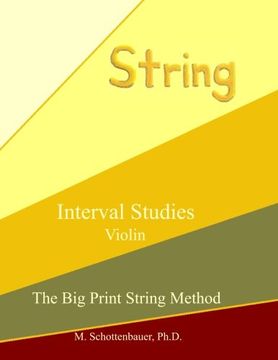 portada Interval Studies:  Violin (The Big Print String Method)