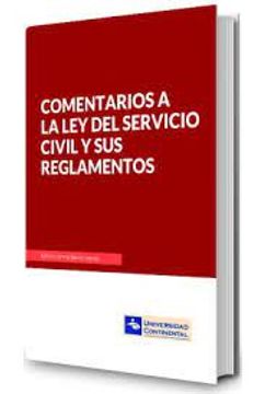 portada Comentarios a la Ley del Servicio Civil y sus reglamentos (en Español / Castellano)