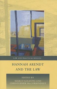 portada hannah arendt and the law