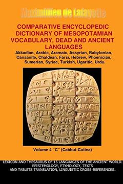 portada V4. Comparative Encyclopedic Dictionary of Mesopotamian Vocabulary Dead & Ancient Languages (en Inglés)
