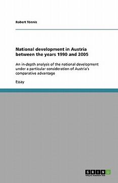 portada national development in austria between the years 1990 and 2005 (in English)