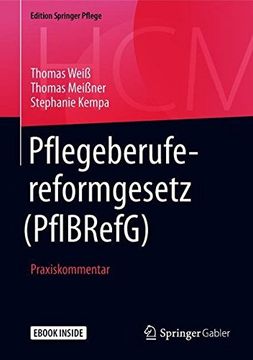 portada Pflegeberufereformgesetz (Pflbrefg): Praxiskommentar (Edition Springer Pflege) (en Alemán)