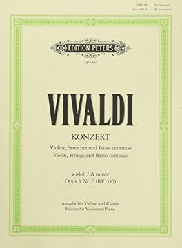 portada Concerto in a Minor op. 3 #6 rv 356 (in German)