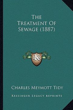 portada the treatment of sewage (1887)