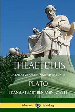 portada Theaetetus (Classics of Ancient Greek Philosophy) (en Inglés)