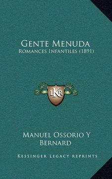 portada Gente Menuda: Romances Infantiles (1891)
