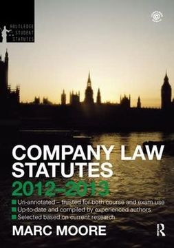portada Company Law Statutes 2012-2013 (in English)