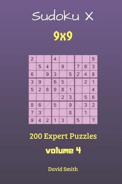 portada Sudoku X - 200 Expert Puzzles Vol.4 (in English)