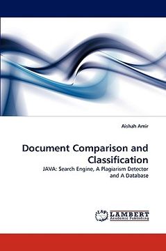 portada document comparison and classification (en Inglés)