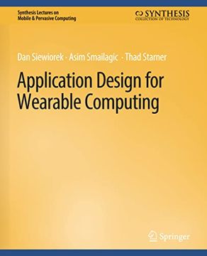 portada Application Design for Wearable Computing (en Inglés)