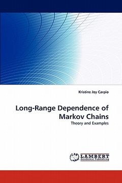 portada long-range dependence of markov chains (en Inglés)