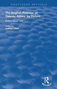 portada The English Register of Oseney Abbey, by Oxford: Written about 1460 (en Inglés)