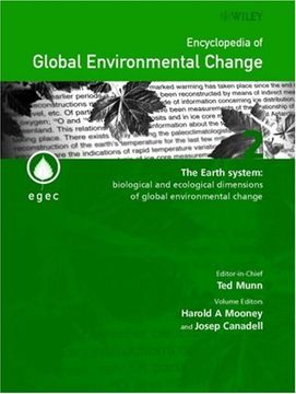 portada encyclopedia of global environmental change, the earth system: biological and ecological dimensions of global environmental change (in English)