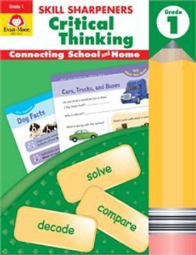 portada Skill Sharpeners Critical Thinking, Grade 1 (in English)