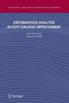 portada Deformation Analysis in Soft Ground Improvement (in English)