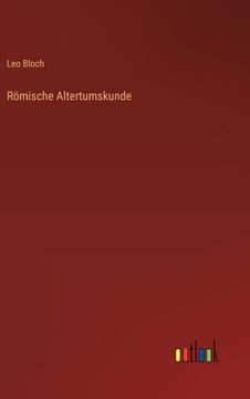 portada Römische Altertumskunde (in German)