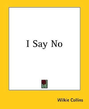 portada i say no (in English)
