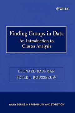 portada Finding Groups in Data: An Introduction to Cluster Analysis (Paperback) (in English)