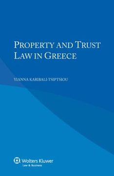 portada property and trust law in greece (en Inglés)
