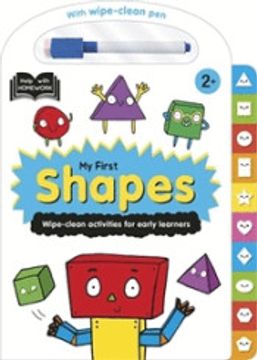 portada Help With Homework: My First Shapes: Hwh Tabbed Wipe-Clean (English Educational Books) (en Inglés)