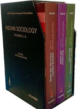 portada Icssr Research Surveys and Explorations: Indian Sociology: Box Set, Vols 1-3 (en Inglés)