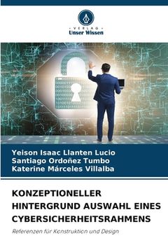 portada Konzeptioneller Hintergrund Auswahl Eines Cybersicherheitsrahmens (in German)