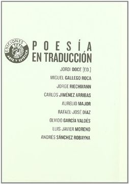 portada Poesia en Traduccion (in Spanish)
