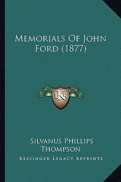 portada memorials of john ford (1877) (en Inglés)
