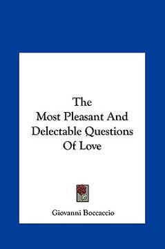 portada the most pleasant and delectable questions of love (in English)